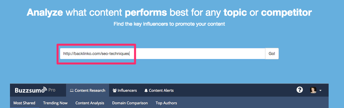 Use buzzsumo to start a business
