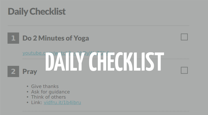 checklist