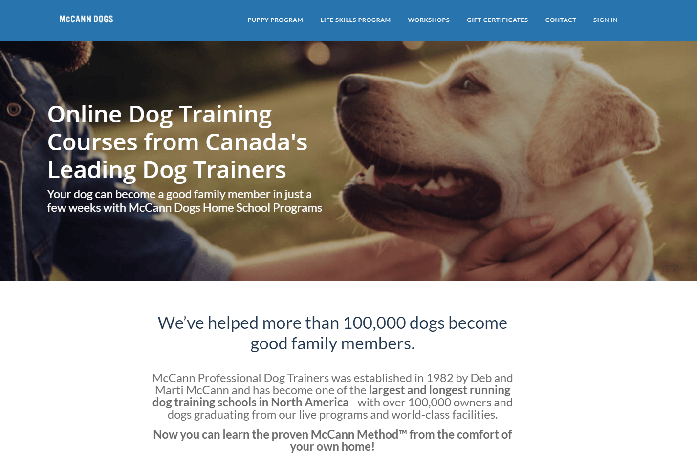 Thinkific: McCann Dogs